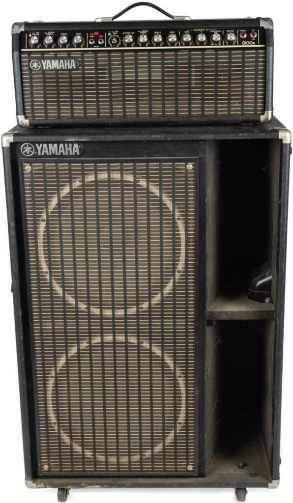 Bill Wyman Yamaha G100 Mark 2 amp with Yamaha S215 bass speaker cabinet - image 1